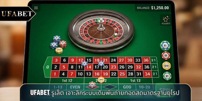 UFABET รูเล็ต เจาะลึกระบบเดิมพันถ่ายทอดสดมาตรฐานยุโรป