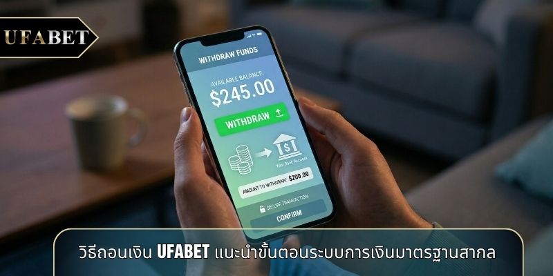 วิธีถอนเงิน UFABET แนะนำขั้นตอนระบบการเงินมาตรฐานสากล