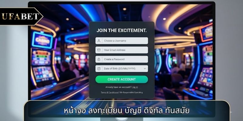 หน้าจอ ลงทะเบียน บัญชี ดิจิทัล ทันสมัย หน้าจอ ลงทะเบียน บัญชี ดิจิทัล ทันสมัย