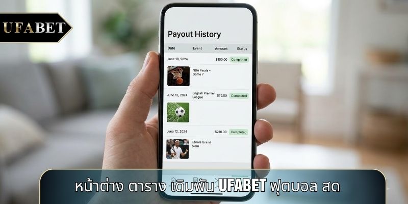 หน้าต่าง ตาราง เดิมพัน UFABET ฟุตบอล สด หน้าต่าง ตาราง เดิมพัน UFABET ฟุตบอล สด