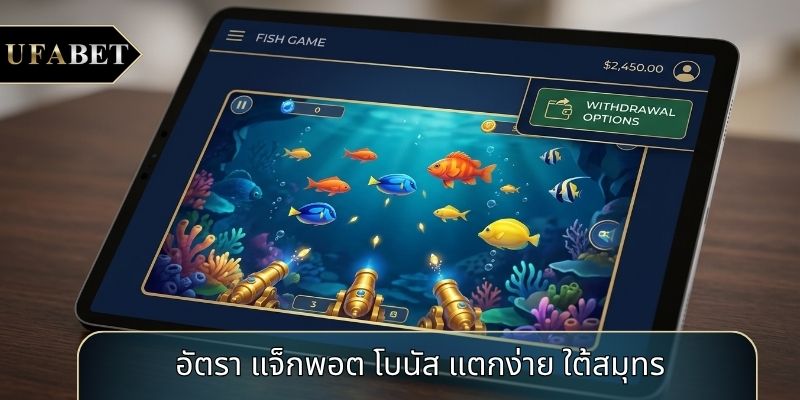 อัตรา แจ็กพอต โบนัส แตกง่าย ใต้สมุทร อัตรา แจ็กพอต โบนัส แตกง่าย ใต้สมุทร