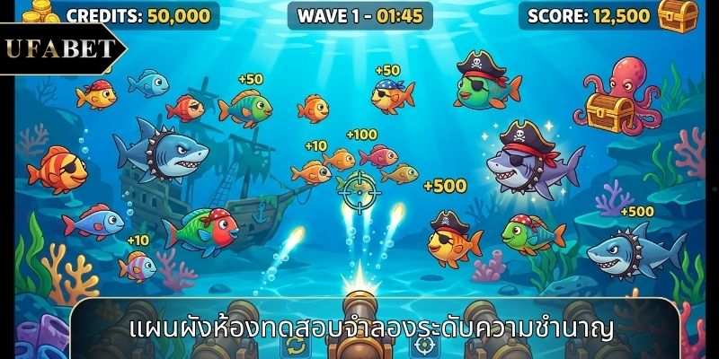 แผนผังห้องทดสอบจำลองระดับความชำนาญ แผนผังห้องทดสอบจำลองระดับความชำนาญ